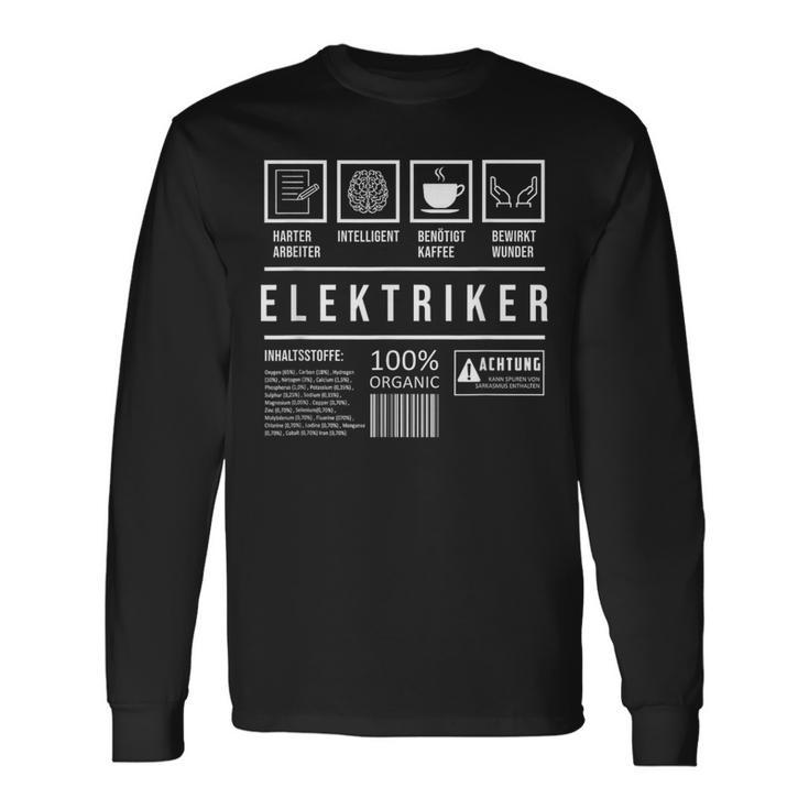 Electricians Saying Electronics Electrics Langarmshirts Geschenkideen