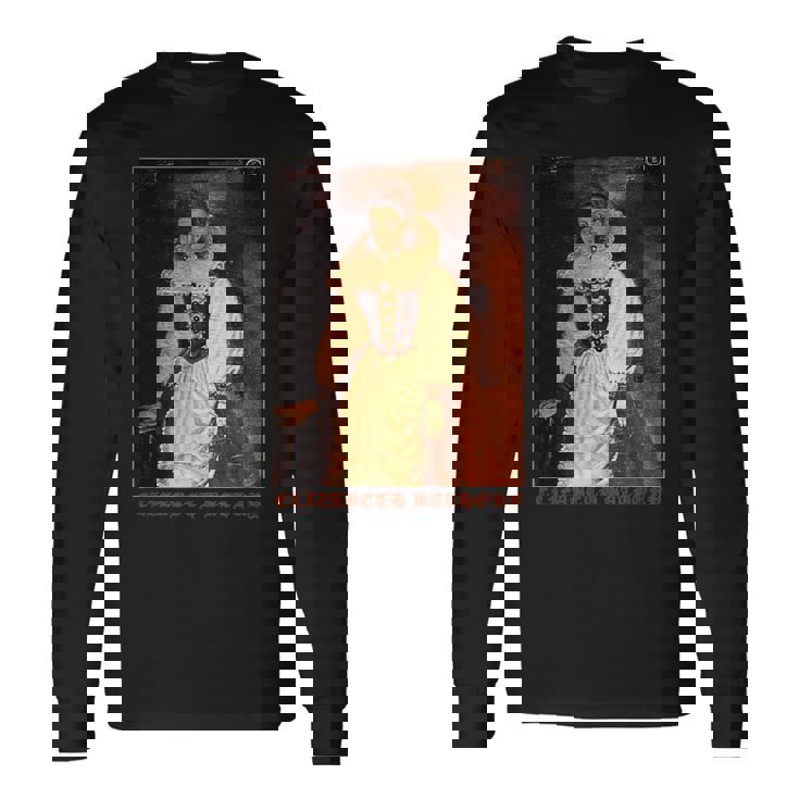 Elizabeth Bathory Contessaampire Goth Grafica Maglietta a maniche lunghe