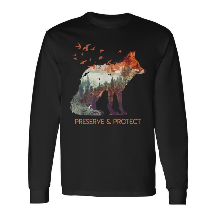 Environmental Protection Species Protection Rettet Die Erde Animal Protection Langarmshirts Geschenkideen