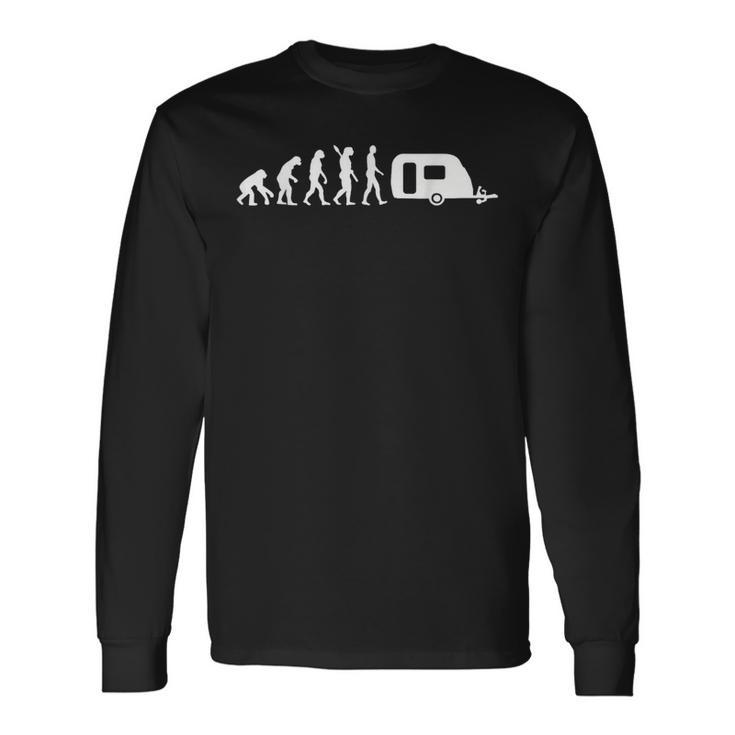 Evolution Caravan Camping S Langarmshirts Geschenkideen