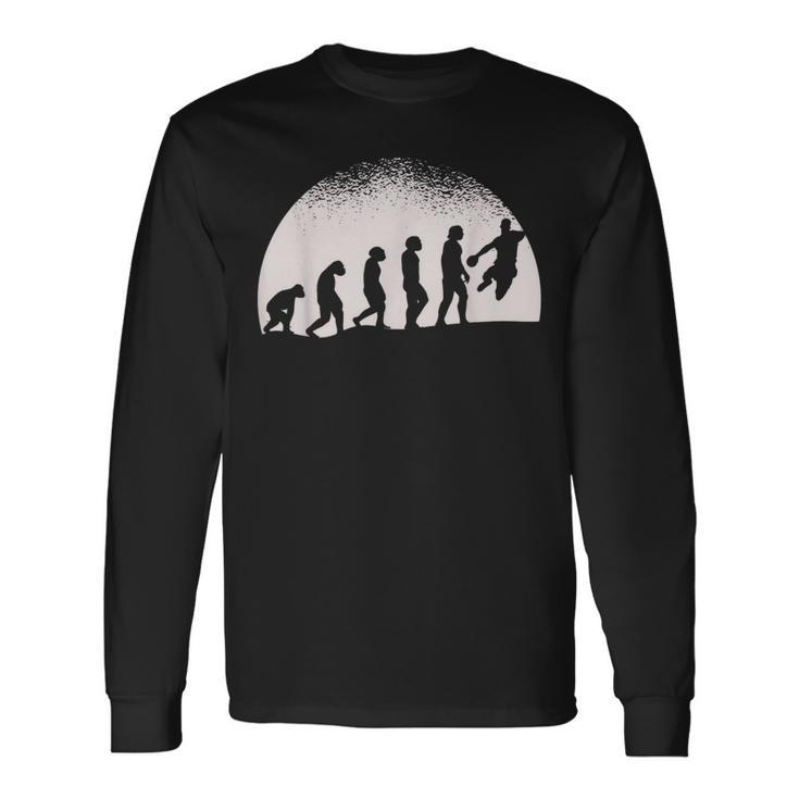 Evolution Handball For Handballer Langarmshirts Geschenkideen