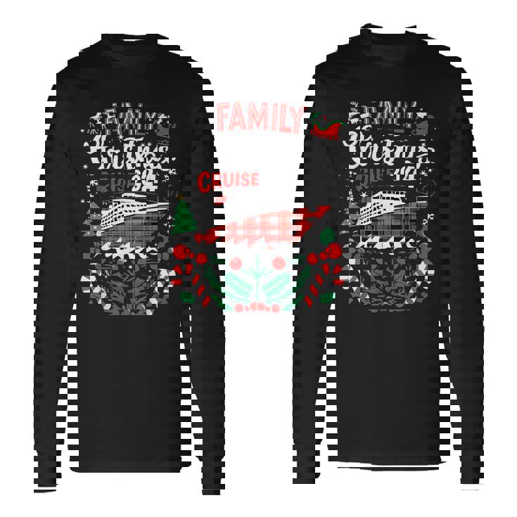 Family Christmas Cruise 2024 Family Matching Merry Christmas Long Sleeve T-Shirt Gifts ideas