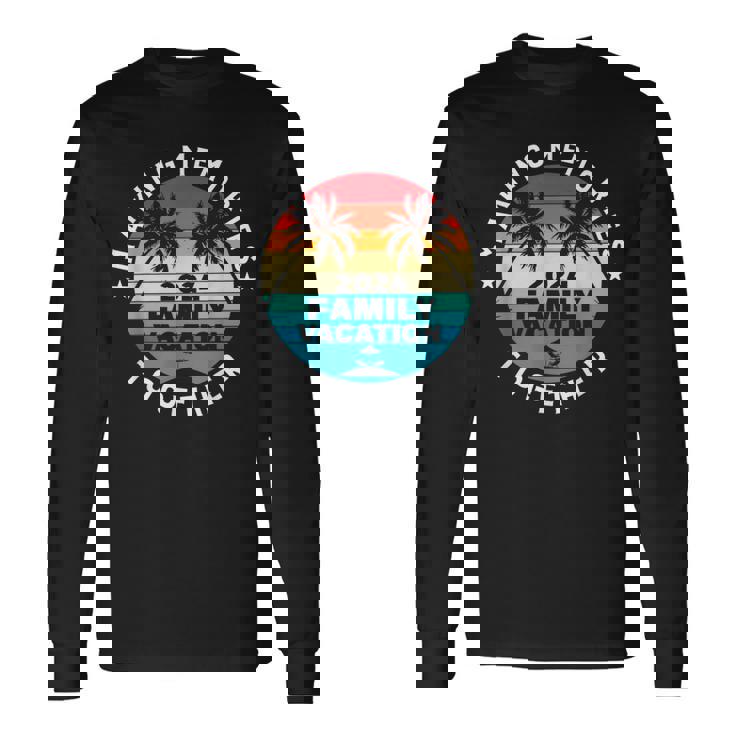 Family Vacation 2024 Beach Trip Matching Group Long Sleeve T-Shirt