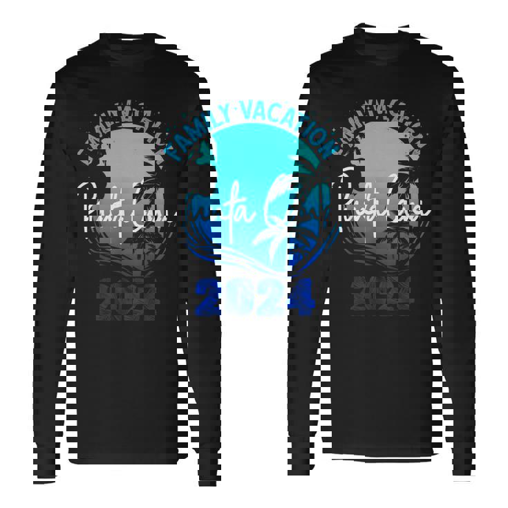Family Vacay Squad 2024 Mode Family Vacation Punta Cana 2024 Long Sleeve T-Shirt