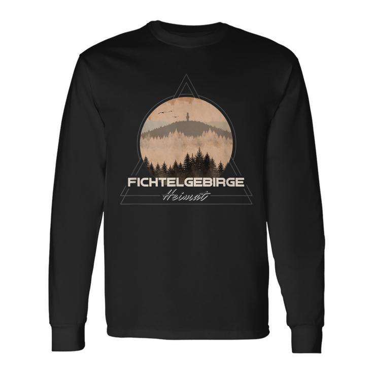 Fichtelgebirge Heimat Schneeberg Ochsenkopf Kösseine Langarmshirts Geschenkideen