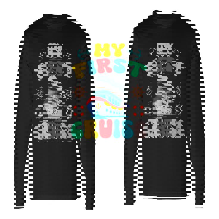 My First Cruise Trip 2024 Family Vacation Cruise Ship Travel Long Sleeve T-Shirt