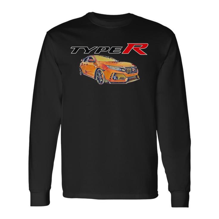 Fk8 Civic Type R Retro Style Langarmshirts Geschenkideen