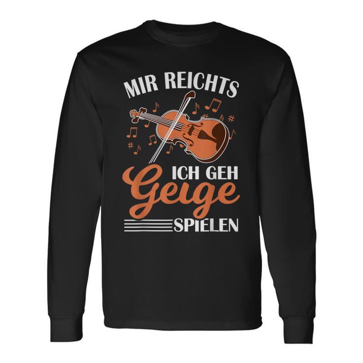 Foriolin Players Mir Reichts Ich Gehiolin Langarmshirts Geschenkideen