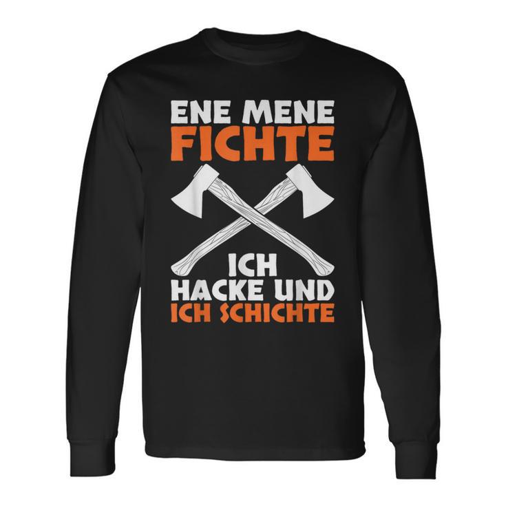 Forstwirt Holz Machen Lumberjack Sayings Langarmshirts Geschenkideen