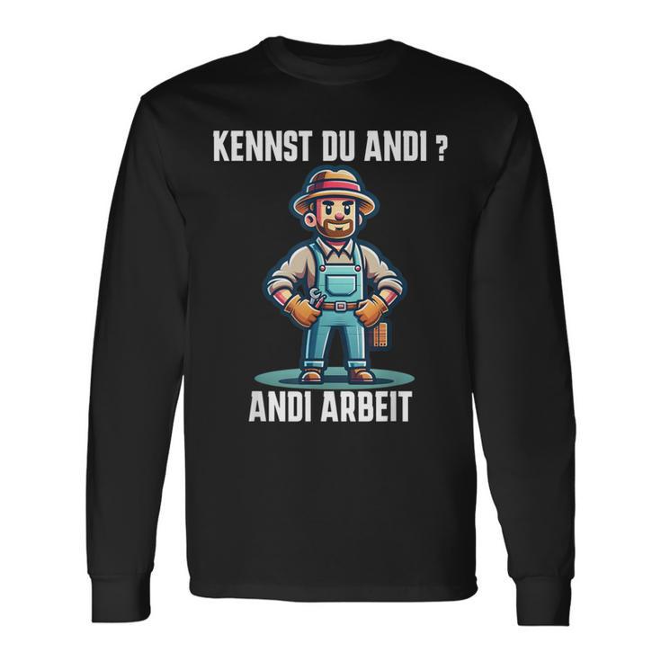 Craftsman Kennst Du Andi Andi Work Langarmshirts Geschenkideen