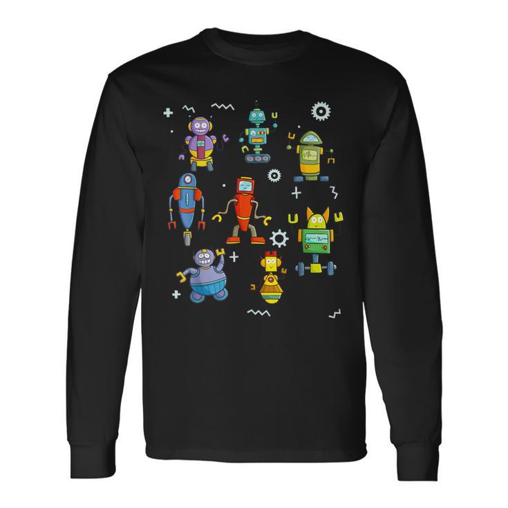 Engineer Robotics Robot Technology Langarmshirts Geschenkideen