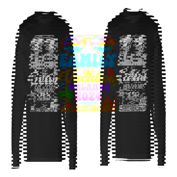 Family Vacation Orlando 2024 Memories Summer Trip Long Sleeve T-Shirt