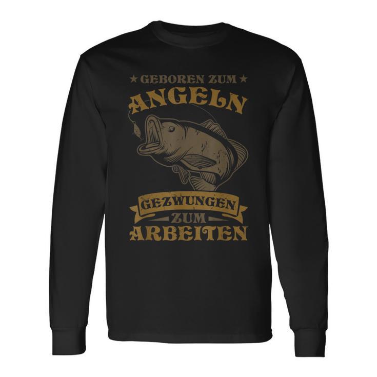 Fischer Saying Angel Liebe Geboren Zum Fngeln Langarmshirts Geschenkideen