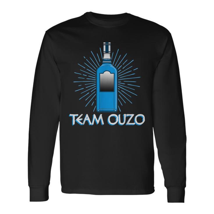 Greek Schnapps Greece Team Ouzo Langarmshirts Geschenkideen