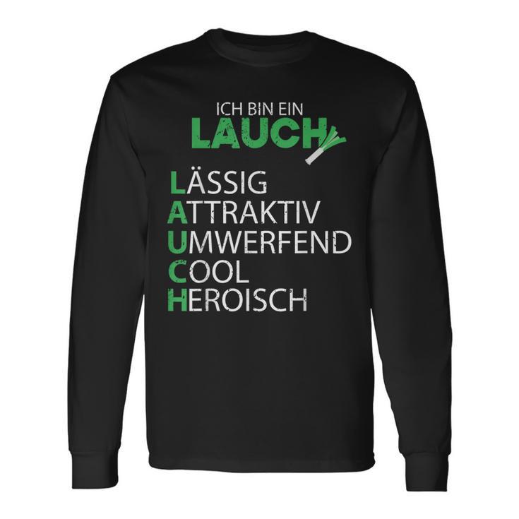 Lauch Ich Bin Ein Lauch Sport Fitness Langarmshirts Geschenkideen