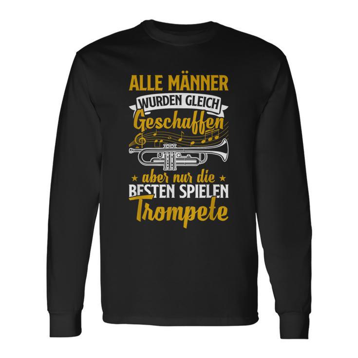 Musician Die Beste Spielen Trumpet Langarmshirts Geschenkideen