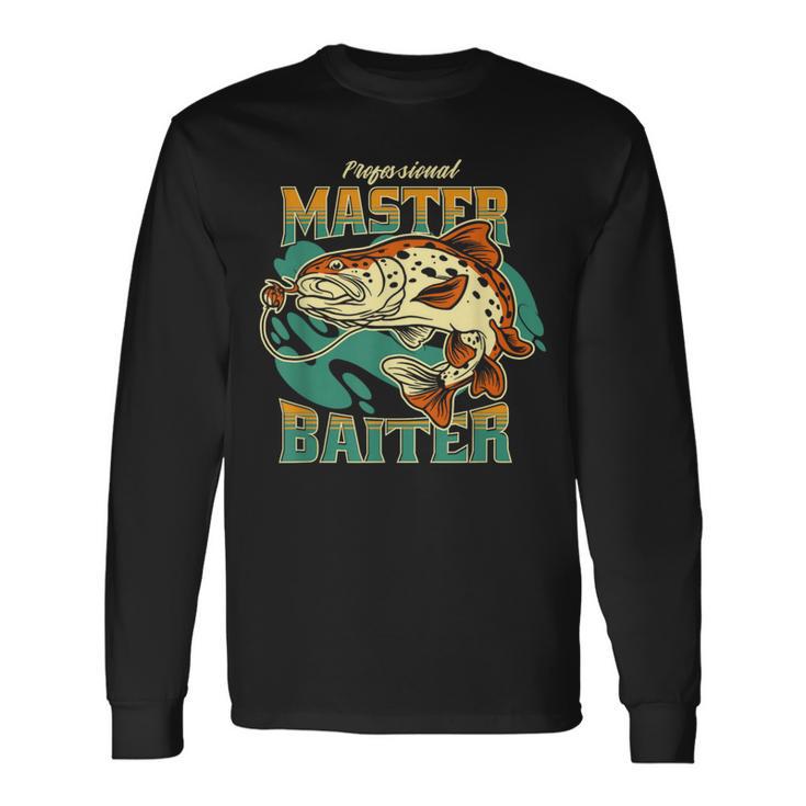 Professional Master Baiter Fischer Adult Humour Langarmshirts Geschenkideen