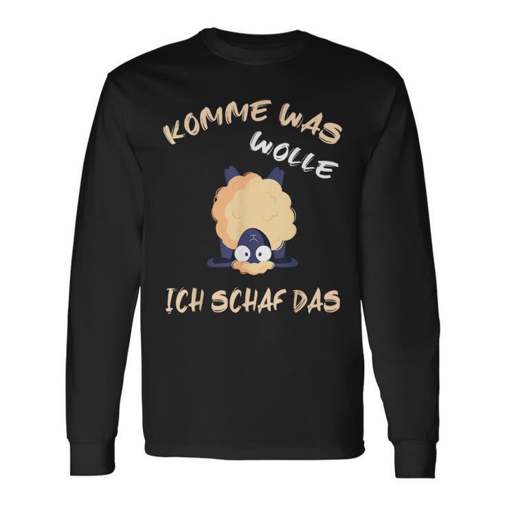 Word Game With Sheep Komme Was Wolle Ich Schaf Das Langarmshirts Geschenkideen