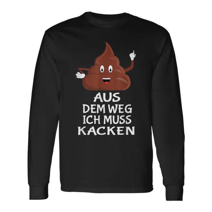 Furzen Pupsen Aus Dem Weg Ich Muss Kacken Langarmshirts Geschenkideen