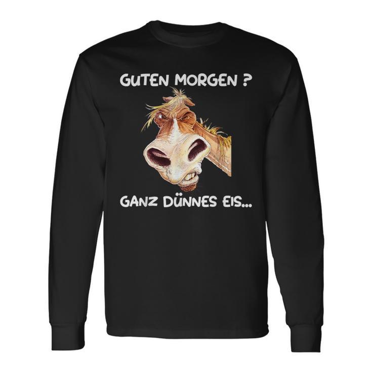 Guten Morgen Ganz Thin Eis Langarmshirts Geschenkideen