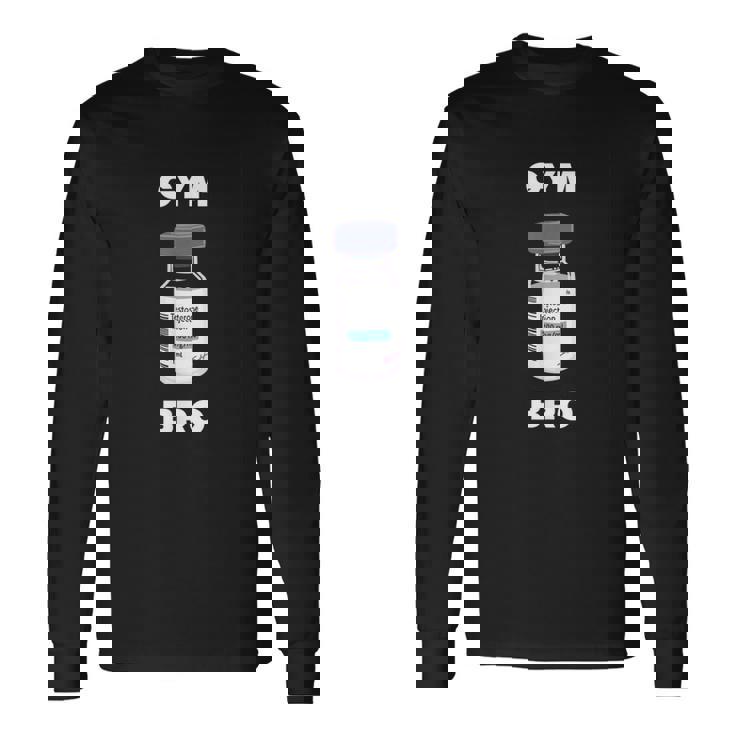 Gym Bro Tren Testosterona Natural Bro Gym Rata Camiseta de manga larga