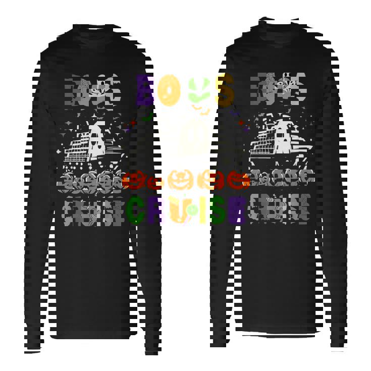 Halloween Boos Cruise Squad Matching Family Vacation Long Sleeve T-Shirt