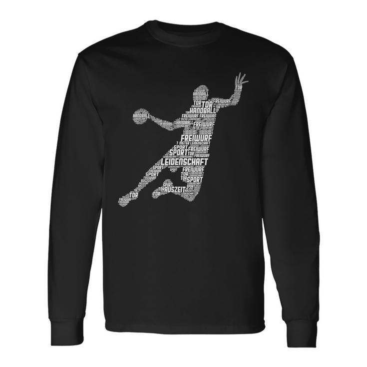 Handball Handballer Children's Boys Langarmshirts Geschenkideen