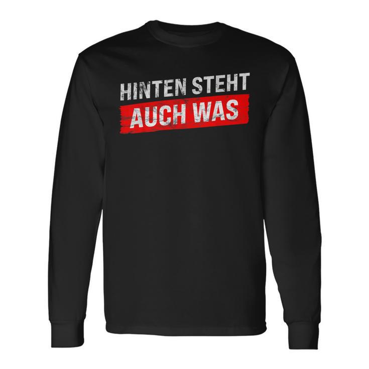 Hinten Steht Auch Was Lustiger Cooler Saying Langarmshirts Geschenkideen