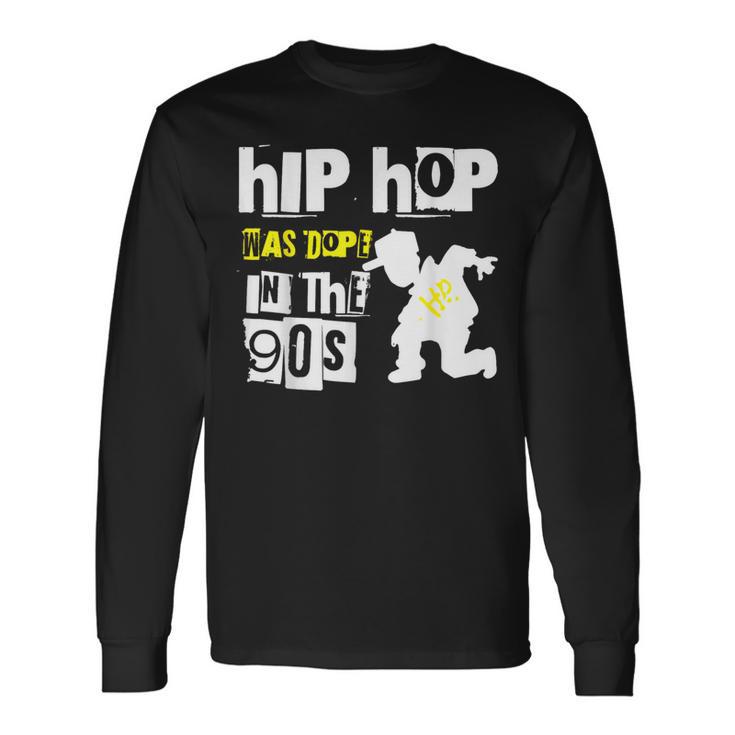 80S 90S Old School Hip Hop Cassette Graffiti Rap Music Long Sleeve 