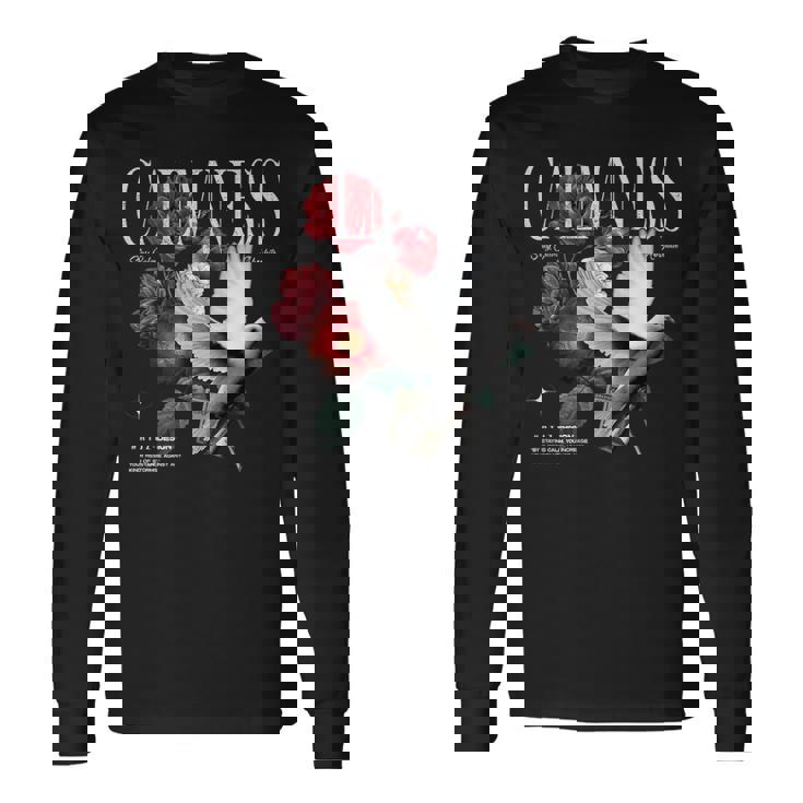 【HI FI FNK】Stressed Vintage Longsleeve Reclaimed Vintage 90s shrunken long sleeve tee with out of