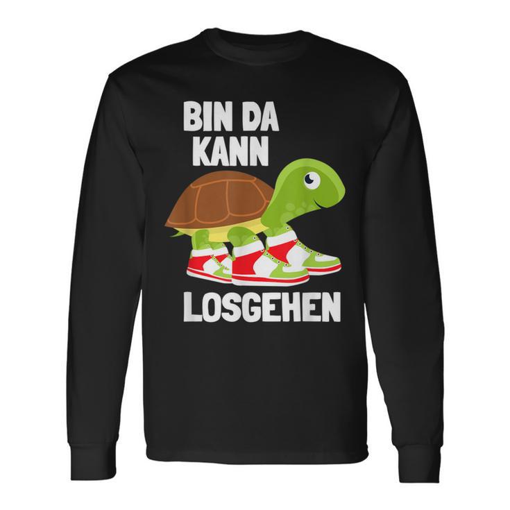 Ich Bin Da Kann Losgehen Schildkröte Sneakers Zu Lät Kommen Langarmshirts Geschenkideen