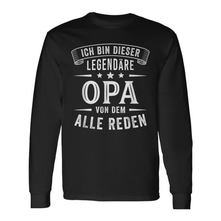 Ich Bin Dieser Legendäre Opa Langarmshirts Geschenkideen