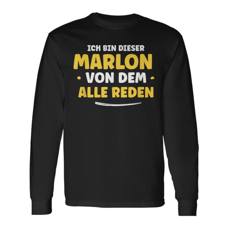 Ich Bin Dieser Marlon Langarmshirts Geschenkideen