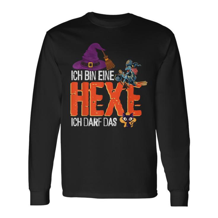 Ich Bin Eine Hexe Ich Darf Das Hexe Langarmshirts Geschenkideen