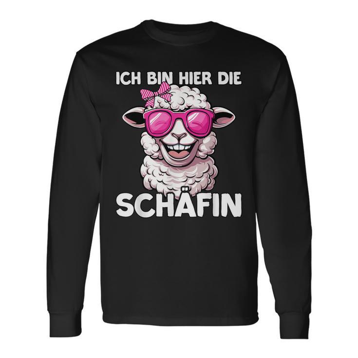 Ich Bin Hier Die Schäffin Langarmshirts Geschenkideen