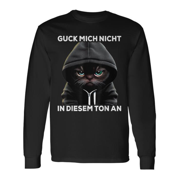 Ich Guck Mich Nicht In Diesem Ton An German Langu Langarmshirts Geschenkideen