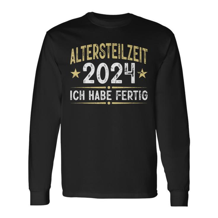 Ich Habe Fertig Rente Retirement Langarmshirts Geschenkideen