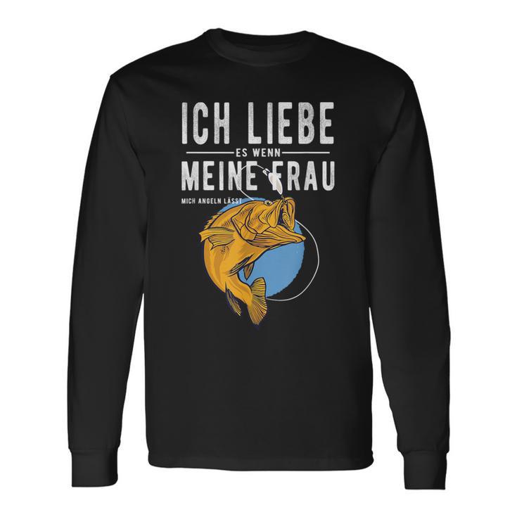 Ich Liebe Es Wenn Meine Frau Mich Fnelngehen Lässt Langarmshirts Geschenkideen