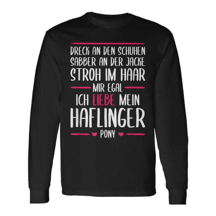 Ich Liebe Mein Haflinger Pony Ich Liebe Mein Haflinger Langarmshirts Geschenkideen