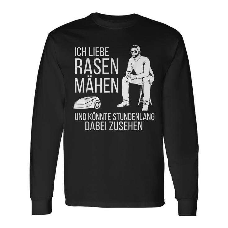 Ich Liebe Rasen Mow Ich Liebe Rasen Mow Langarmshirts Geschenkideen