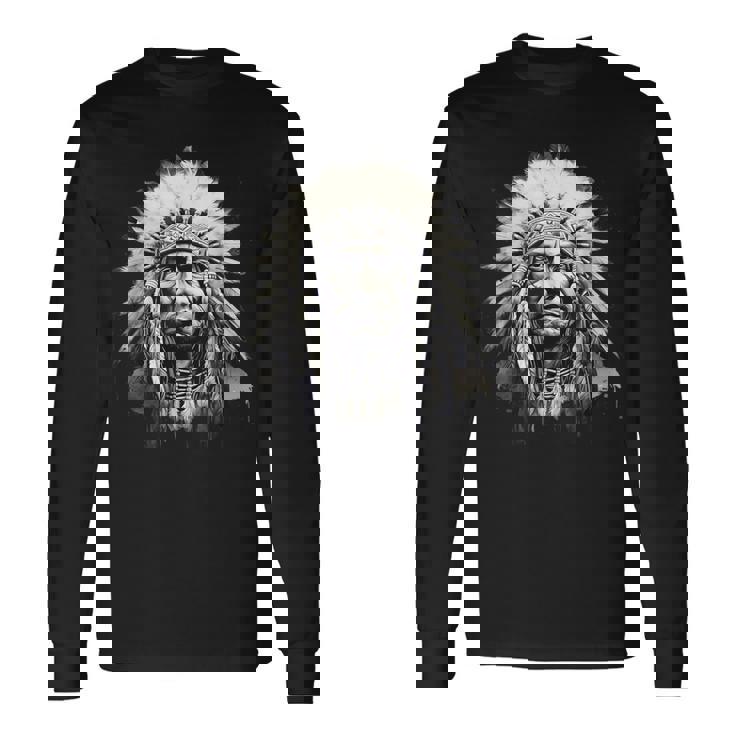 Indien Indian T-shirt à manches longues Idées cadeaux