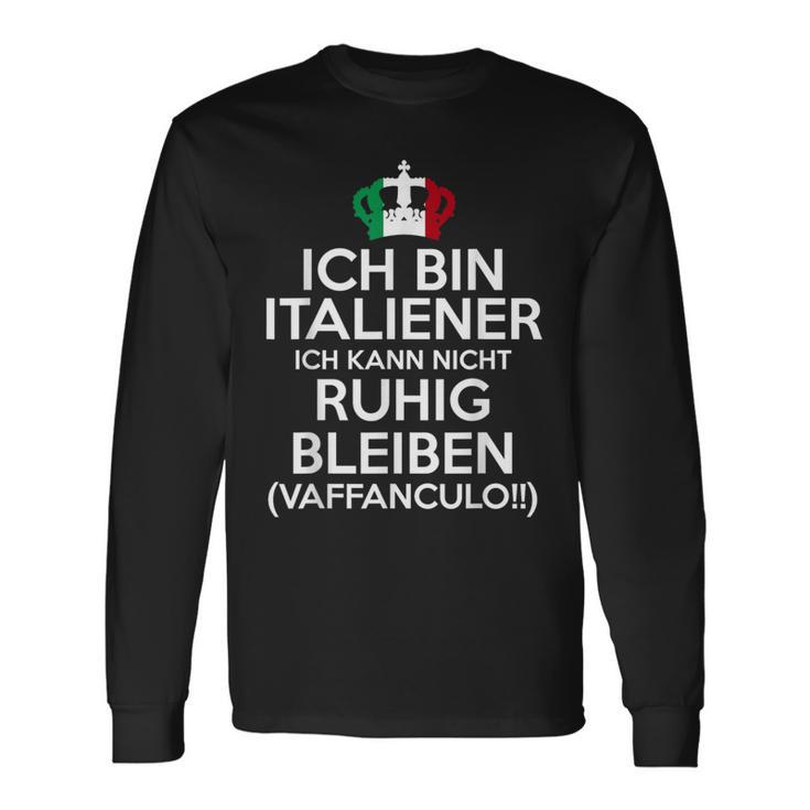 Italyaffanculo Italia Italian Italian Langarmshirts Geschenkideen