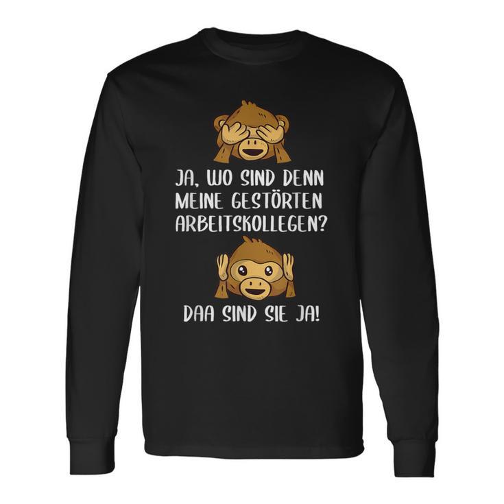 Ja Wo Sind Denn Meine Bekloppten Kollegen Work Langarmshirts Geschenkideen