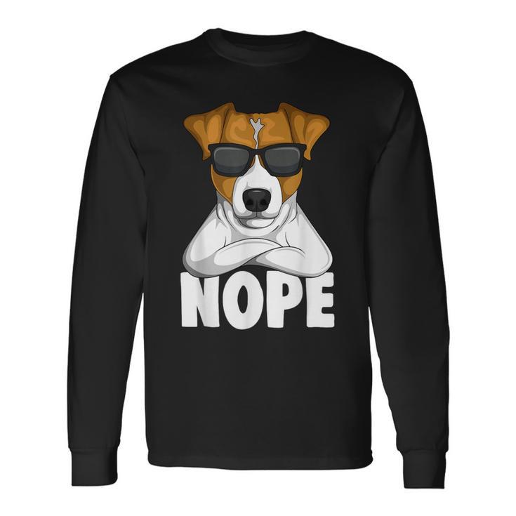 Jack Russell Terrier Dog Langarmshirts Geschenkideen