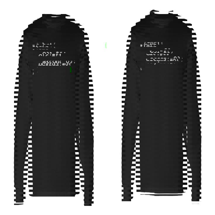 Javascript Web Developer Divertente Css Js E Html Maglietta a maniche lunghe Ideas de regalos