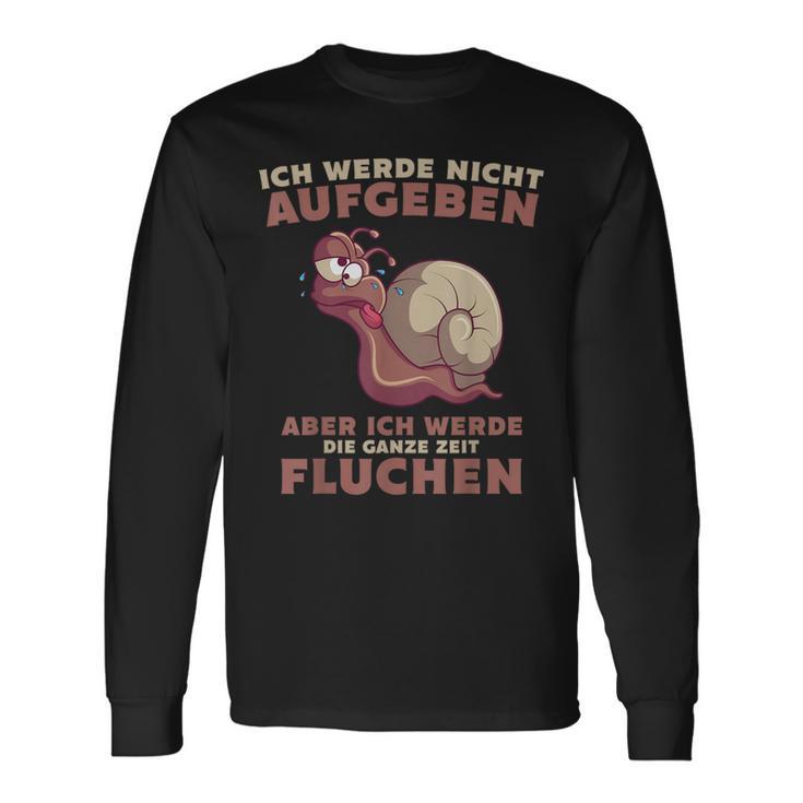 Jogger Ich Werde Nicht Aufgeben Ich Werde Nicht Aufgeben Langarmshirts Geschenkideen