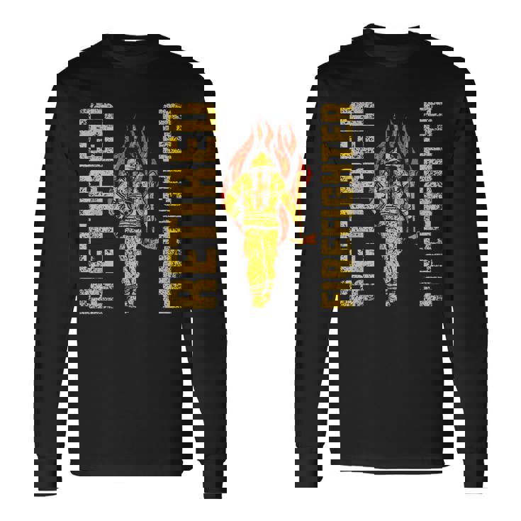 Jubilación De Los Bomberos Jubilados De Bomberos Jubilados Camiseta de manga larga