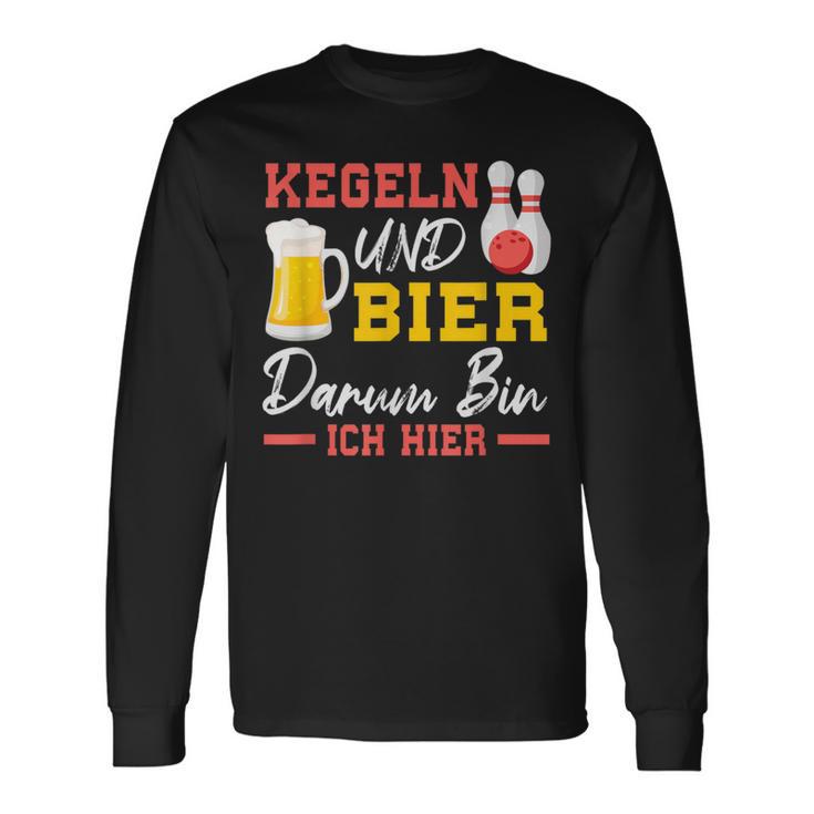 Kegel Und Bier Langarmshirts Geschenkideen