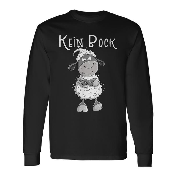 Kein Bock Sheep Slogan I Nö Fun I Einfach Nö I No Langarmshirts Geschenkideen