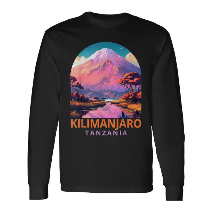 Kilimanjaro Travel Adventure Travel Kilimanjaro Tanzania Langarmshirts Geschenkideen